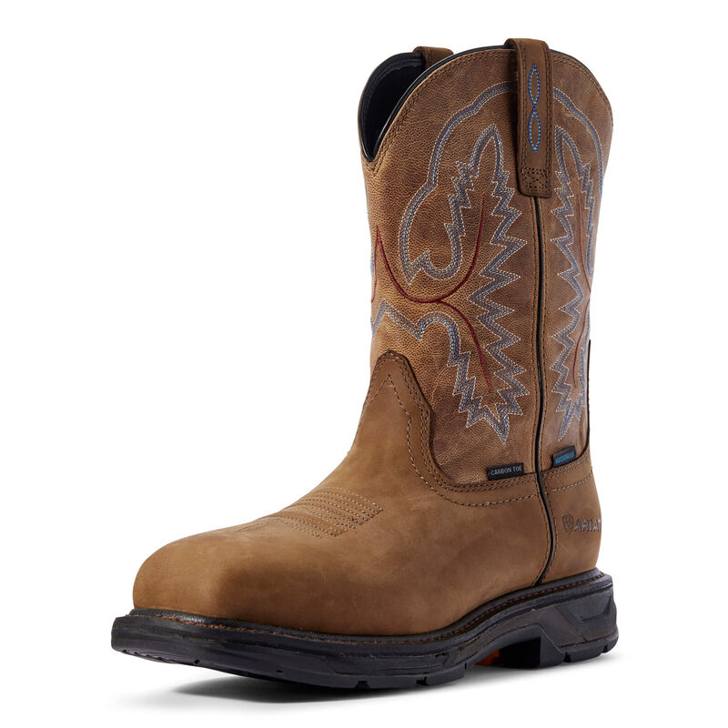 Ariat Workhog Xt Waterproof Carbon Toe - Miesten Ruskea Työsaappaat ( JEYZLD-173 )